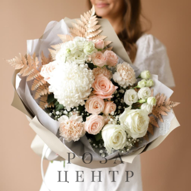 Красивый букет в нежных тонах
