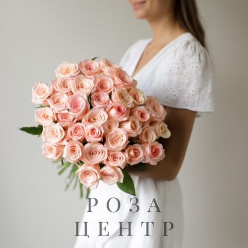 Розовые розы в ленту №1739 Розовые розы в ленту №1739